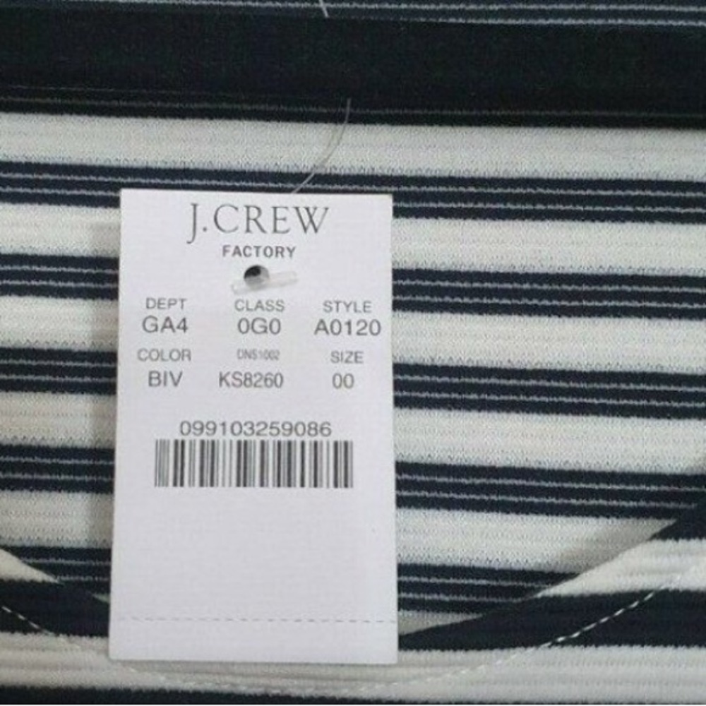 J.Crew Stripped Bell Dress. - Picture 7 of 7